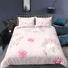 Unicorn Children Bedding Set For Kids Baby Child 140x200 200x200 Quilt Cartoon Duvet Cover Set Pillowcase Bed Linens Bedclothes