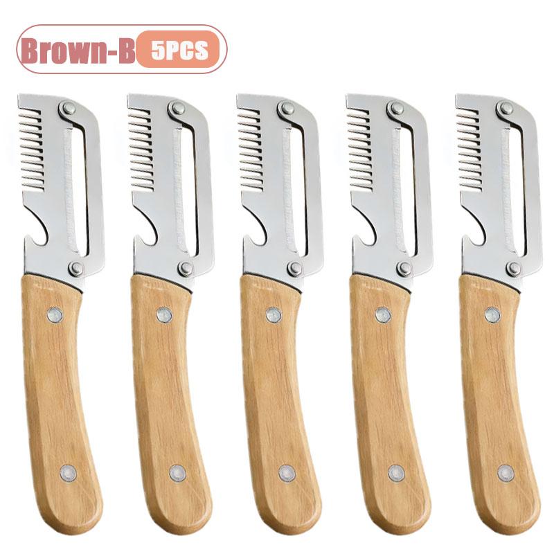 Multi Function Stainless Steel Vegetable Cutter Grater Slicer Peeler for Green Onion Ginger Julienne Opener Kitchen Tool