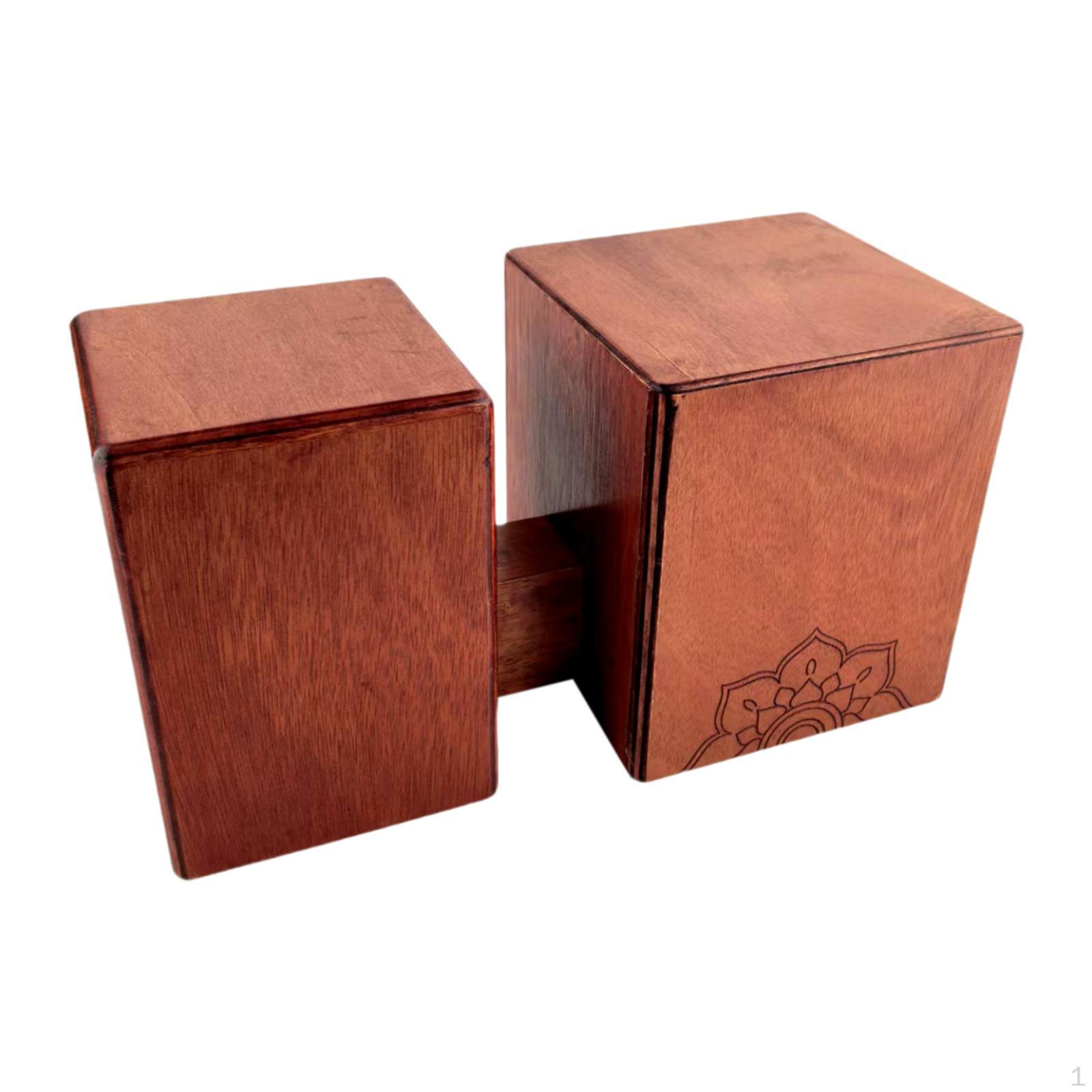 

Bongo Drum Set Travel Easy to Carry Musical Instrument Conjoined Beginners Professional Wood Hand