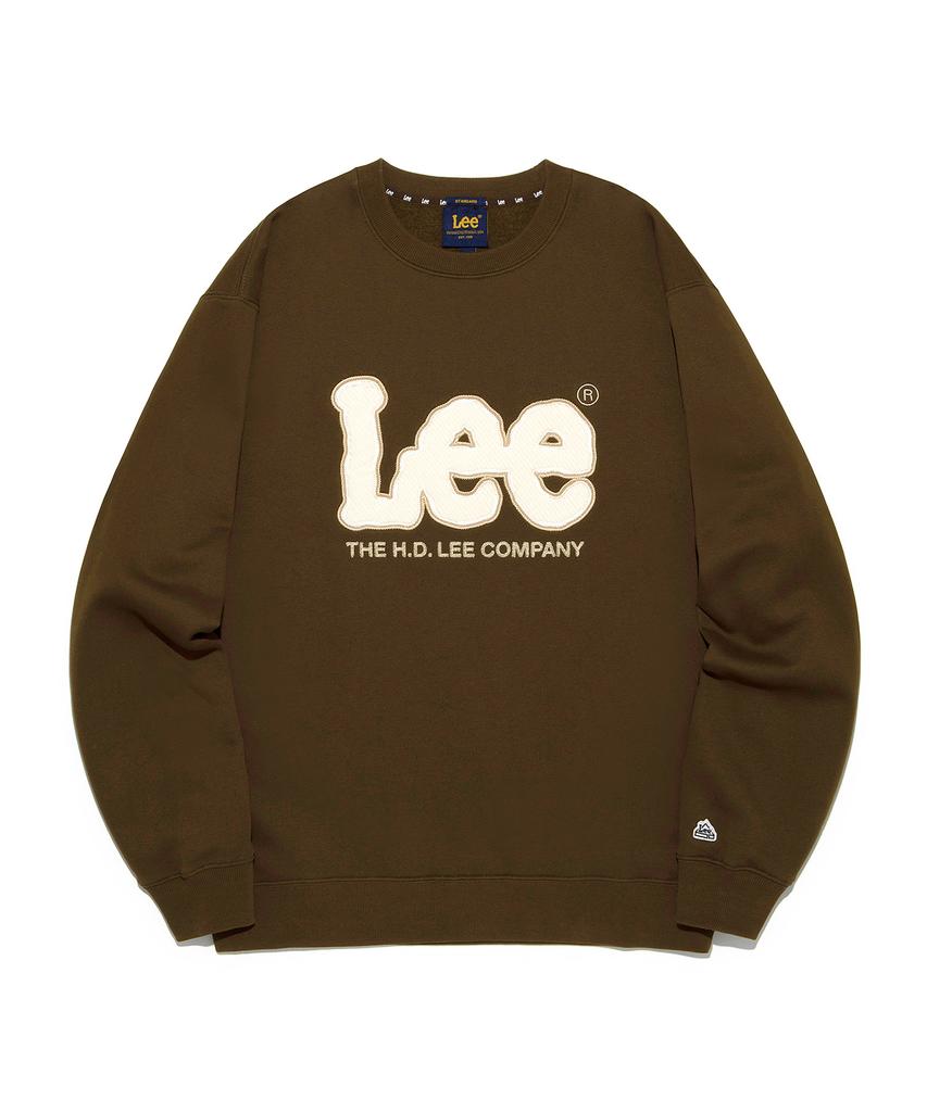 LEE Corduroy Big Twitch Fleece Sweatshirt Chocolate