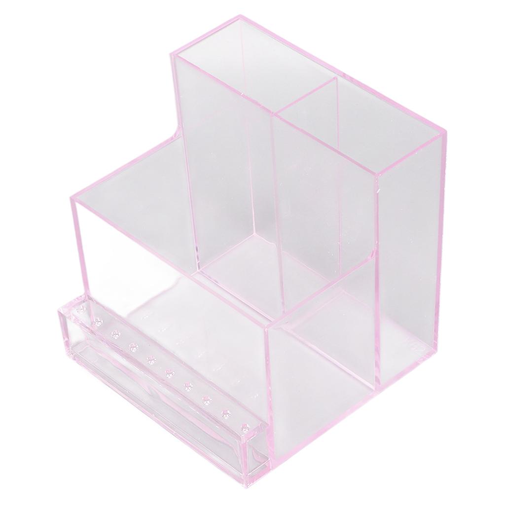 Nail Drill Machine Storage Box Acrylic Manicure Tool Storage Box Nail Art Storage Rack Pink