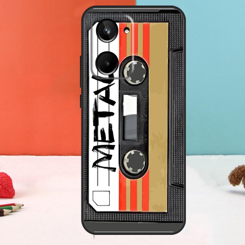 Retro Cassette Tape For Realme 15 Pro 10 11 12 13 14 Pro Plus GT6 GT7 C65 C67 C63 C61 C55 C51 C53 C35 C75 Case