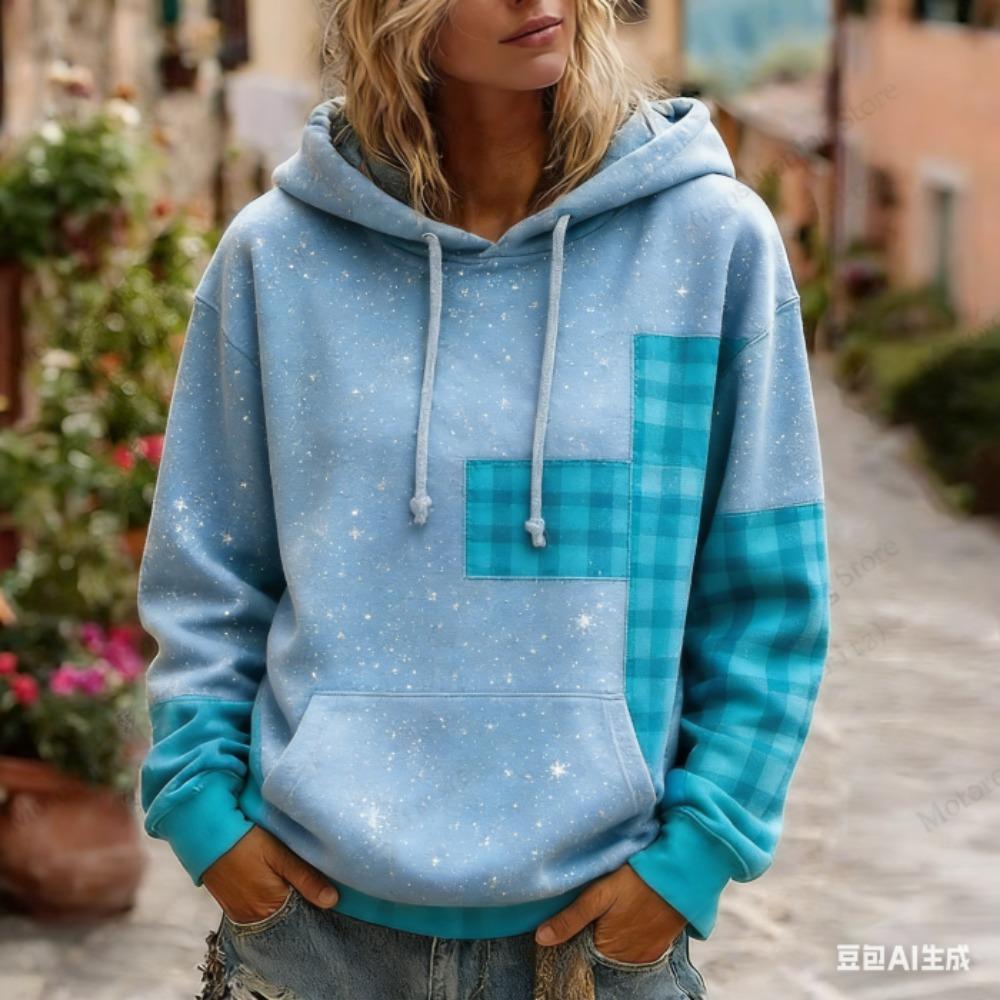 Retro Floral 3d Print Women's Hoodies European American Style Hoodie Women Fashion Casual Sweatshirt Women Clothes Top