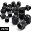 Universal Dustproof Caps Car Tire Valve Stem Caps Bolt-In Car Bike Wheel Tires Valves Tyre Stem Air Caps Auto Accessoires 20PCS Stem Caps1