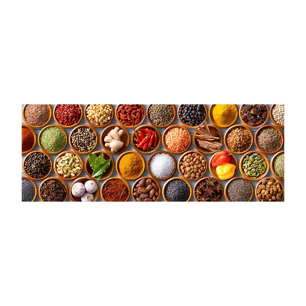 Große Körner-Wand-Kunst-Poster für die Küche, Heimdekoration, verschiedene Kräuter und Gewürze, HD-Druck, Leinwand, Öl, Restaurant-Gemälde, Cuadros