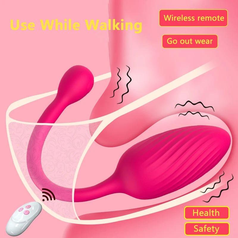 Wireless Vibrator Remote Control G Spot Anal Vibrating Egg Massager Sex Toys Clitoris Stimulator For Women Adults Dildo Vibrator