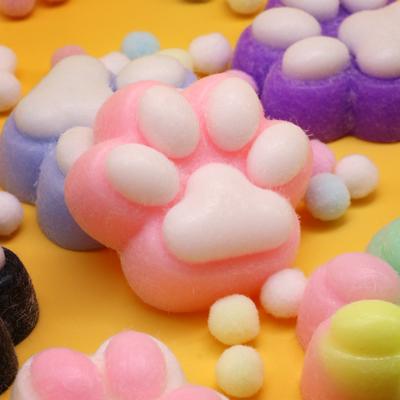 Kawaii Cute Cat Paw Spremere Giocattoli Giocattolo di decompressione a rimbalzo lento Ridurre lo stress Decompressione Giocattolo per bambini per bambini Giocattoli sensoriali