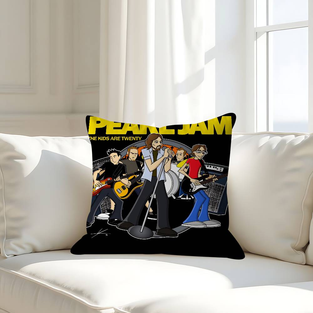 Banda Pearl Jam Rock Pillow Anime Pillow Sofa Bed Head Pillow Cover Cushion Cover 45x45 Cm Fashion