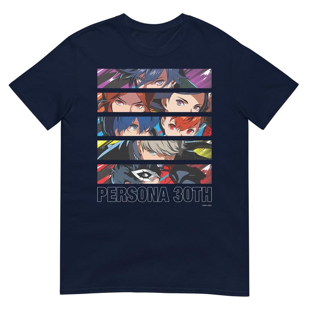 Atlus Persona 30th Protagonist Series Hero Line Up Tshirt S