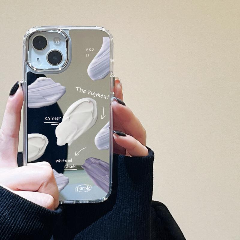 Clouds Stars Mirror Phone Case For iPhone 15 Pro Max Case For iPhone 11 16 12 13 14 Pro Max Plus XS Shockproof Back Cover Funda