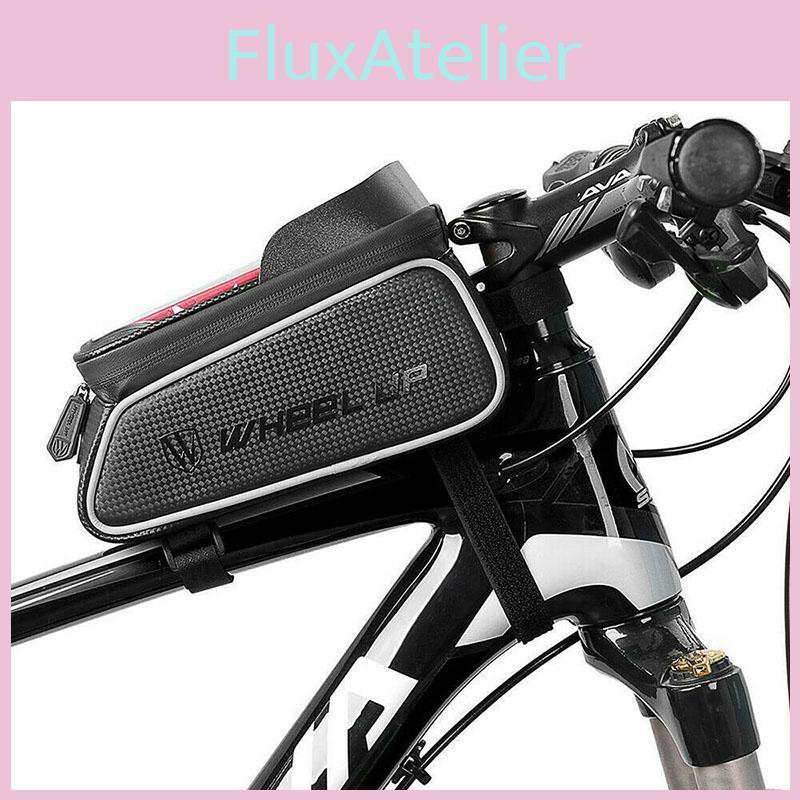 Bicycle Front Tube Pouch Bag With Clear Tpu Touch Screen Cover**