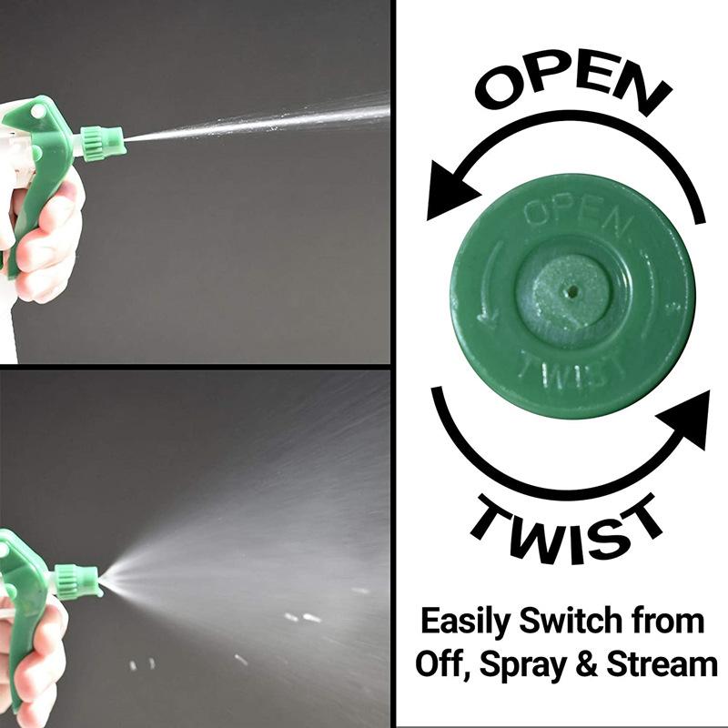 10Pcs Thicken Long Straw Top Spray Head Trigger Sprayer Universal Nozzle for Gardening Car Detailing Window Cleaning Supplies