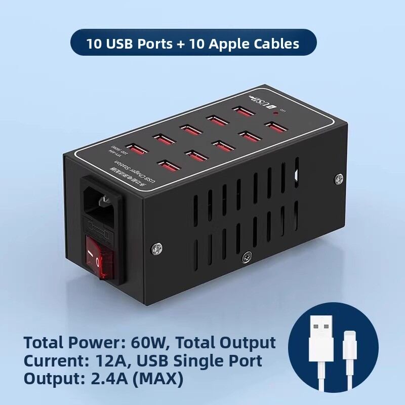 Earise | Multi-Function Multi-Port USB Charger 15 Ports