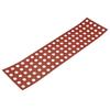 200Pcs 18650 Battery Insulator Insulation Ring Adhesive Cardboard Paper Red