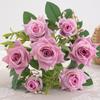 Create a Beautiful Home Decor with Our 7 Heads Silk Rose Flower Arrangement
