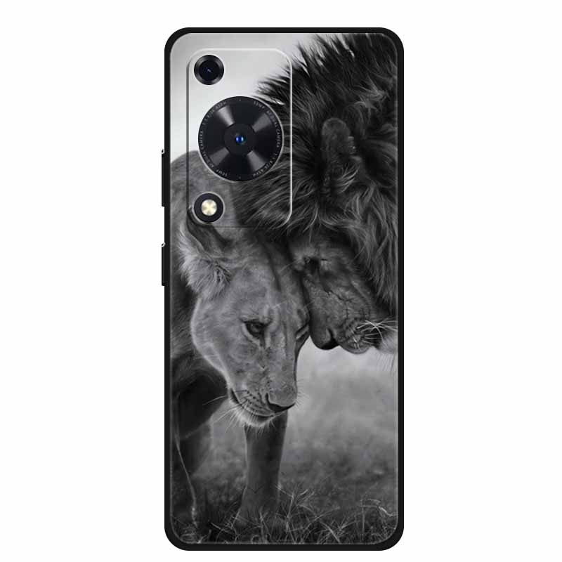 For Huawei Nova Y72 Phone Case Back Animal Cover for Huawei Nova Y72s Silicone Soft TPU Cases NovaY72 s Y 72 s Para Funda Bumper