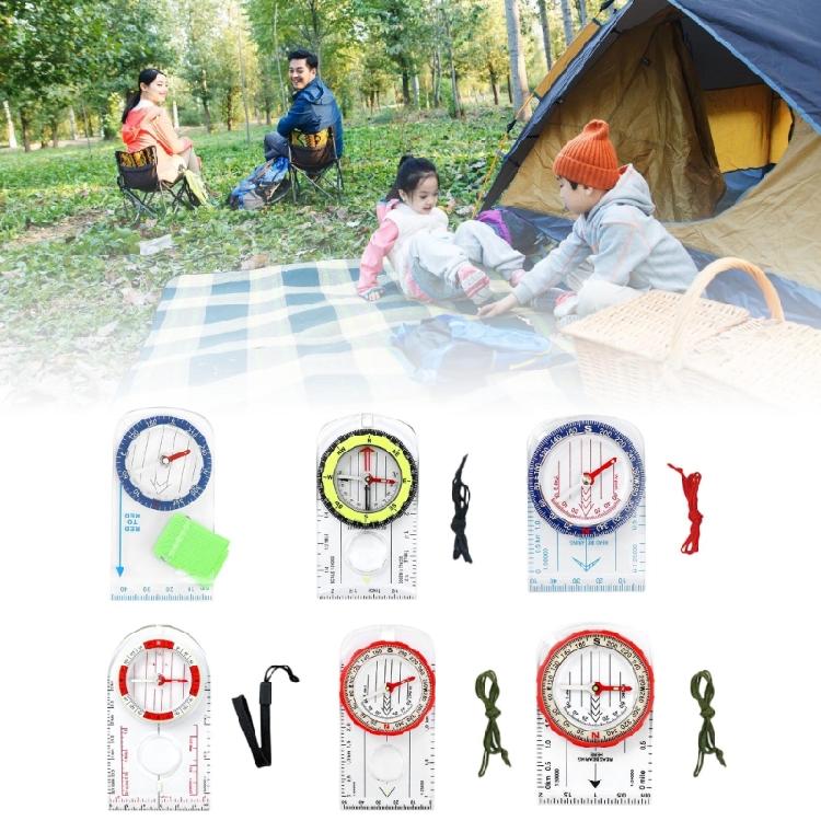Baseplate Map Compasses with Scale Ruler Accurate Orienteering Compasses for Backpacking, Camping, Survival Navigation