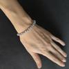 Silver Bracelet with Natural Topaz 11.335ct, Item Weight 12.24 G (2205630)