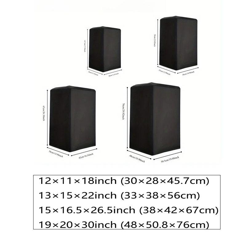 Speaker Dust Cover Waterproof & Dustproof Oxford Fabric Protection for Indoor/Outdoor Multimedia & Standing Audio Equipment.