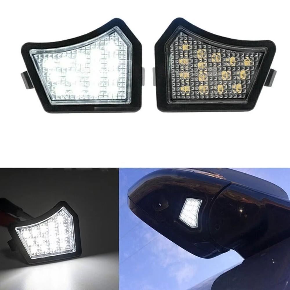 2Pcs White Light LED Welcome Lamp for Suitable for Volvo S60 S80 V50 V70 XC70 XC90 Jaguar XJ