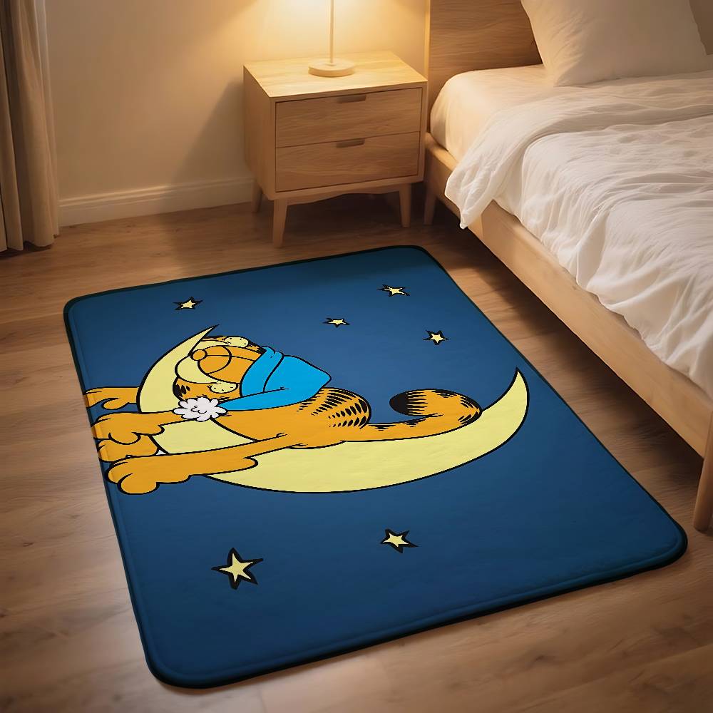 Anime-G-garfieldS Cute Carpet Bathroom Anti-slip Mat Door Mat Home Decoration Mat Entrance Door Mat Scratch-resistant Door Mat