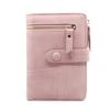 Multi-card Slot Women Card Bag Folding PU Leather Coin Purse Simple Short Women Wallets  Girl