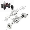 Front Rear Axle Upgrade Parts Fit for SCX10 II 90046 90047 1 10 Axial RC Car ModelSilver