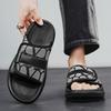 Fashion CYYTL Mens Slippers Casual Summer Outdoor Beach Shoes Sandals Walking Slides Comfort Lightweight Luxury Designer Leather Fashion