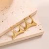 Raffinate Ear Cuff in Acciaio Titanio Oro 18k per Donna