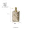 DecoTalk Wabi-Sabi Marble Bathroom Set: Matte Washbasin, Aroma Diffuser, Tissue Box