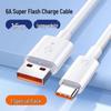 120W Super Fast Charging Type-C Cable for Huawei 6A, Oppo, Honor, Vivo, and Android Universal.