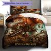 Classic Movies  Pattern Bedding Quilt Set Quilt Cover Pillowcase Home Decoration Birthday Gift (1 * Duvet Cover + 2 * Pillowcase, Without Core)