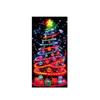Christmas Fluorescent Door Frame, Door Cover Background, Holiday Party Decoration, Christmas Decoration Hanging Cloth