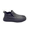 Business Men'S Shoes Chef Non-Slip And Waterproof All Black Wear-Resistant Fashion Leather Shoes Men'S Casual One-Pedal Labor Insurance