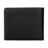 Montblanc Logo Short Folded Leather Wallet Men wallet Black 8372