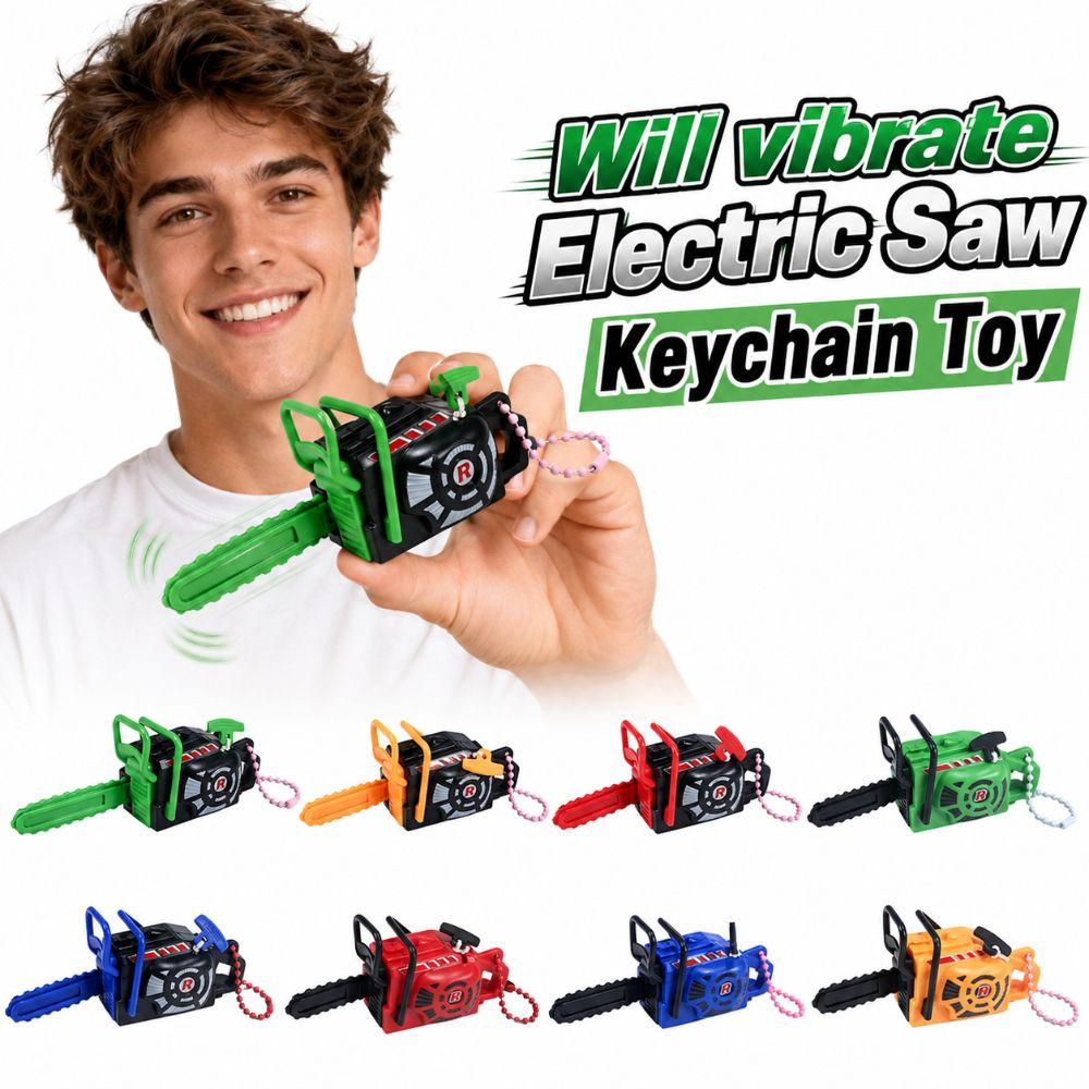 Plastic Power Saw Bag Pendant Pull Rope Logging Saw Toy  Gift Toy Key Decor