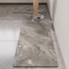 Kitchen Carpet Non-slip Waterproof Leather Floor Mat Imitation Marble Texture Large Size Rug PVC Home Decoration Foot Mats