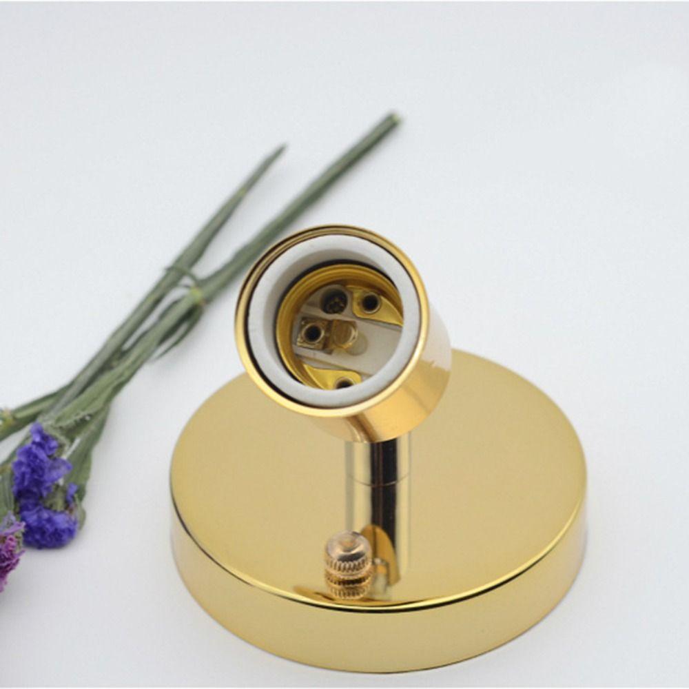 Flexible Antique Metal Ceiling Lights Lamp Base Edison Screw Bulb Lamp Socket E27 Light Socket