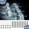 10 bucăți prelungit șurub roată piuliță garnitură șurub adaptor kit oțel inoxidabil pentru motor Honda Acura BHKFDC Civic Integra EG