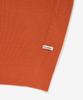 COVERNAT Open Collar Half Knit Orange