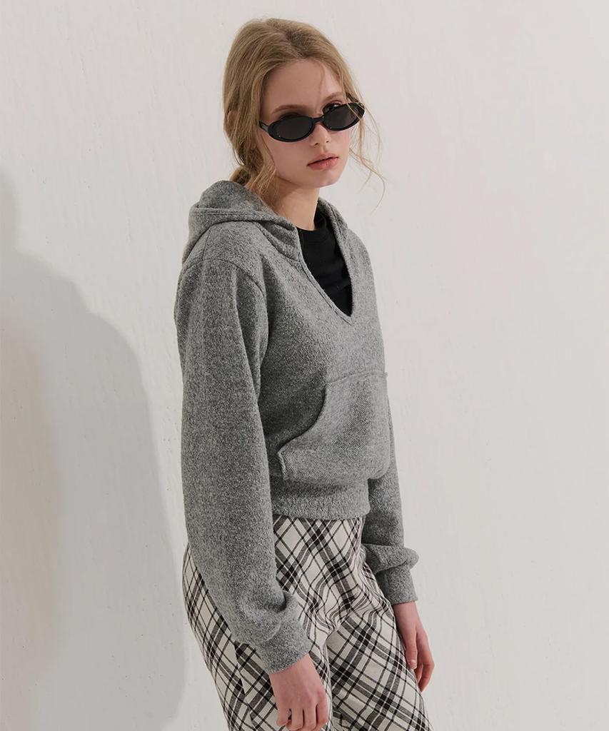 Kamino Knit Hoodie Gray