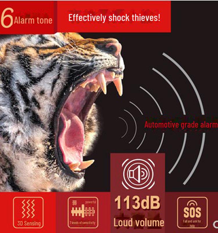 Wireless Bicycle & Electric Vehicle Anti-Theft Vibration Alarm with Remote Control - SF22R