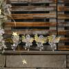 4/6PCS Angel Pendant Party Decoration Snowflake Pendant Transparent Acrylic DIY Xmas Tree Christmas Hanging Ornaments