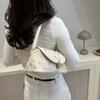 Elegant Beach Straw Hobo Large Capacity Lace Woven Underarm Bag Grass Woven Shoulder Bag  Shopping