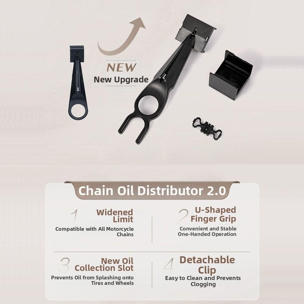 Anti Splash Motorcycle Chain Lubricating Oiling Diverter  Motos Gear Maintenance Tools
