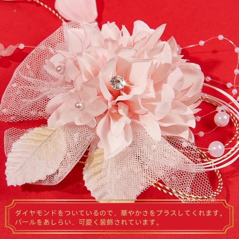 OTAKUMARKET Hair Furisode Hair Hair 3 Colors 1 Piece Ornament, Yukata, Coming-of-Age Ceremony, Flower, Shichi-Go-San, Hakama, Kimono, Graduation,