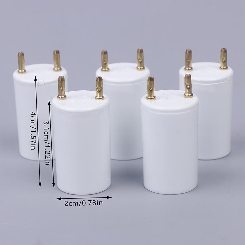 

5 шт. Адаптер для люминесцентной лампы T5 - T8/T8 - T5 Адаптер для цоколя трубки T8-T5 Переходник для держателя цоколя лампы G13 - G5