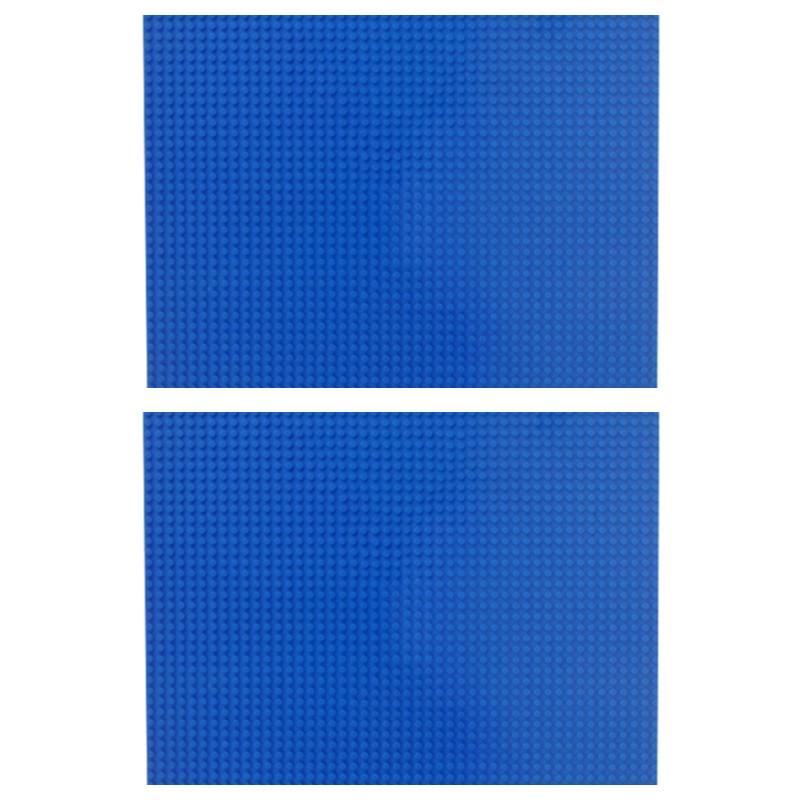 2Pcs 48*64 Dots Base Plate Construction Bricks Wall DO IT YOURSELF Base Plate Classical Blocks Playthings Ideal For Kids Works With Construction Block