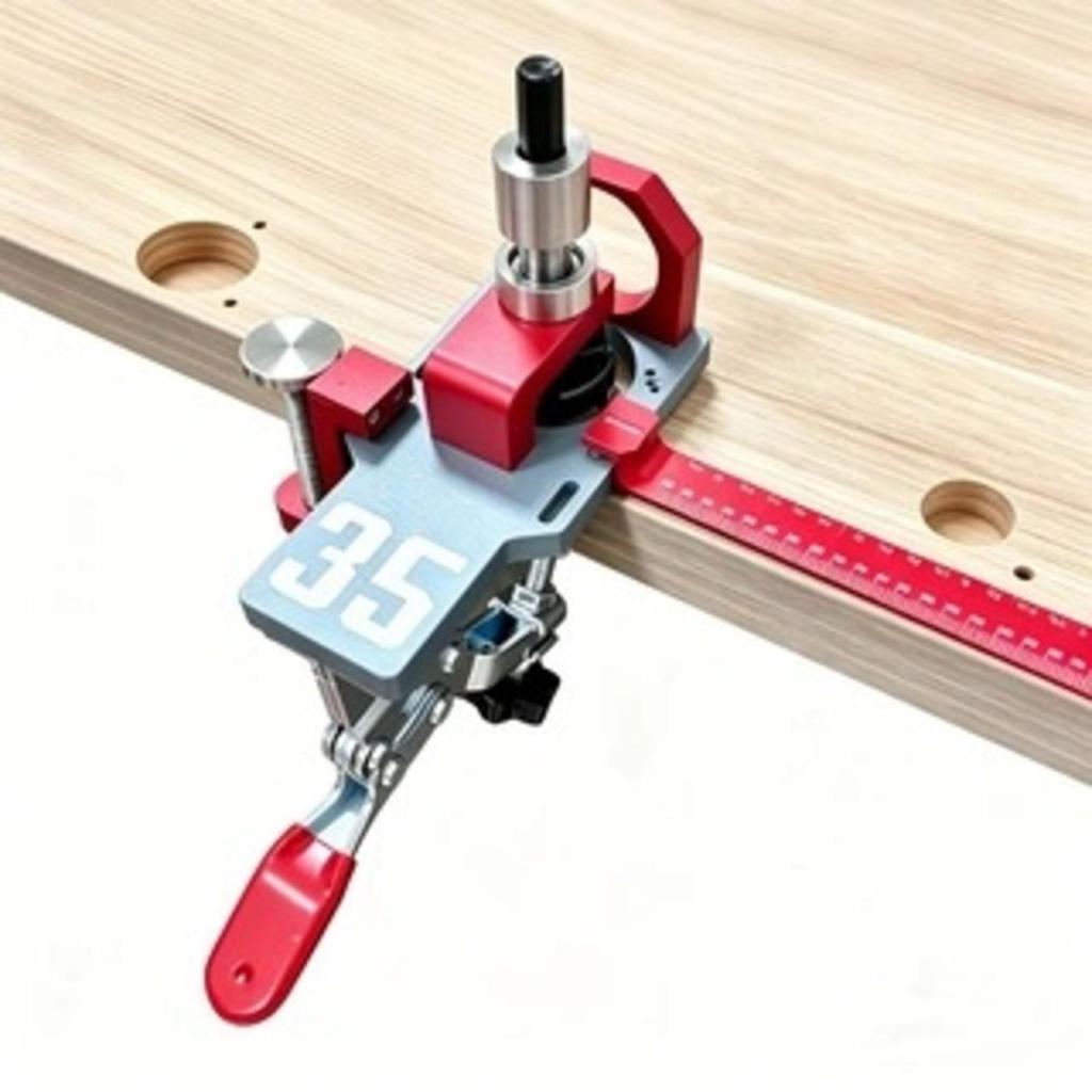 Angled-Hole Drilling Jig Rigid Angle Guide Easy to Use for Woodworkers