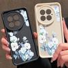 Floral Print Anti-Fall TPU Soft Case For OnePlus 13T 13R 13 12R 11R Ace 5 3 2 Matte Shockproof Lens Protection Phone Cover